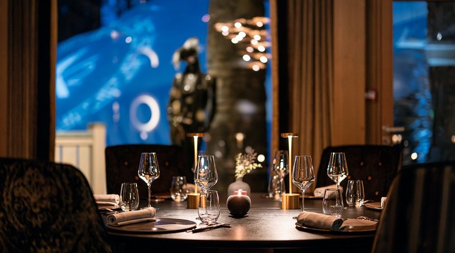 Gavrionth diner voor restaurantgasten